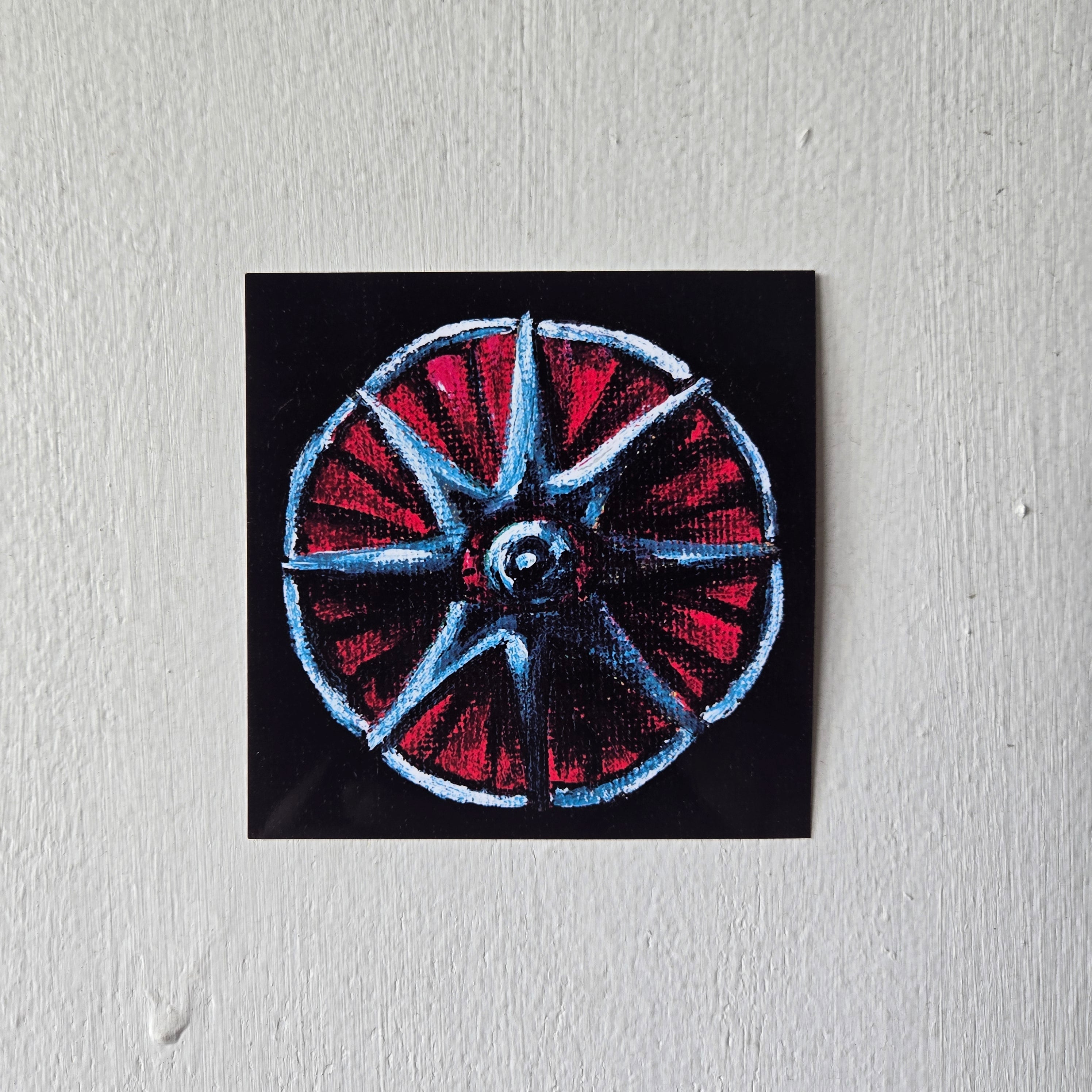Wayward Compass, 4 x 4 Inch Print