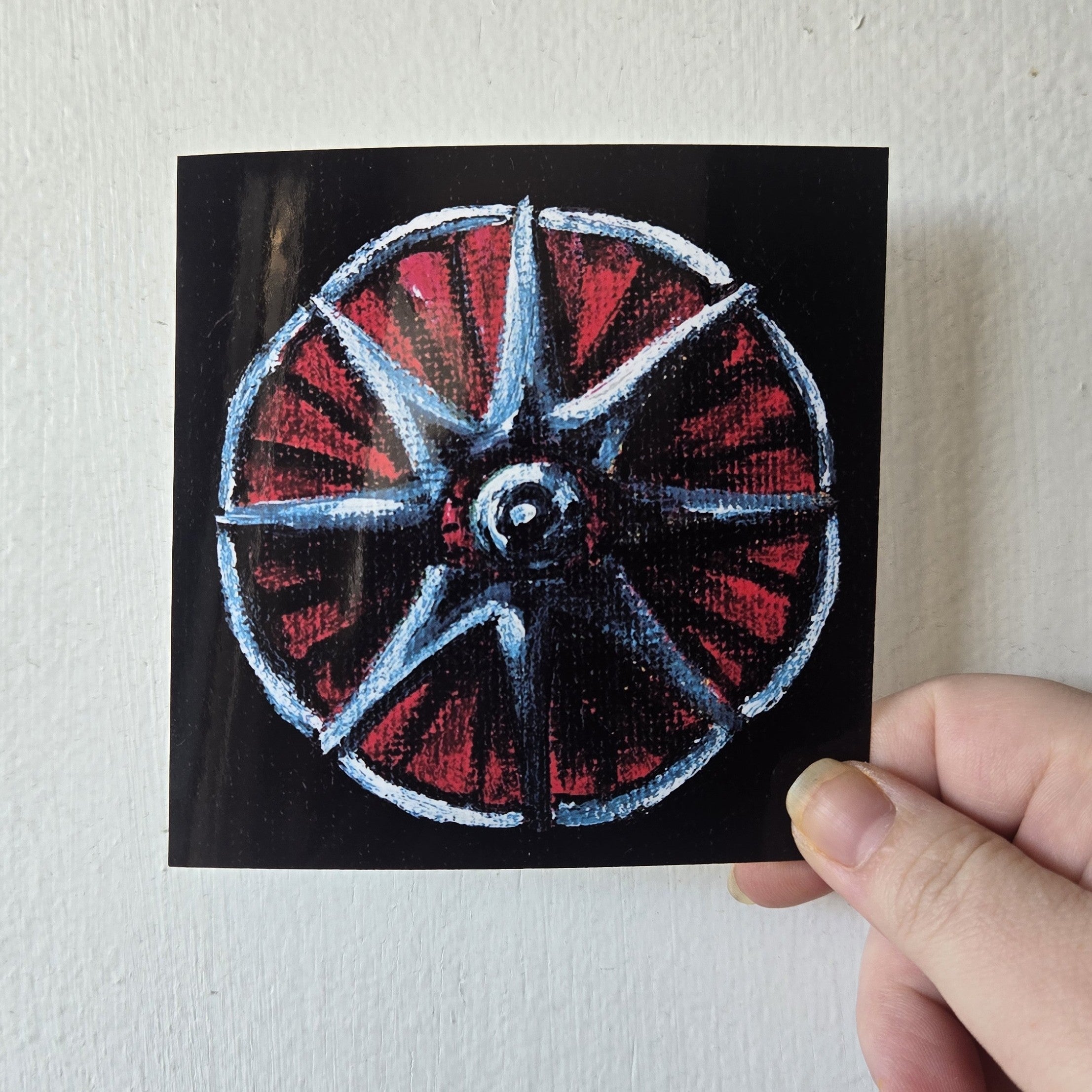 Wayward Compass, 4 x 4 Inch Print