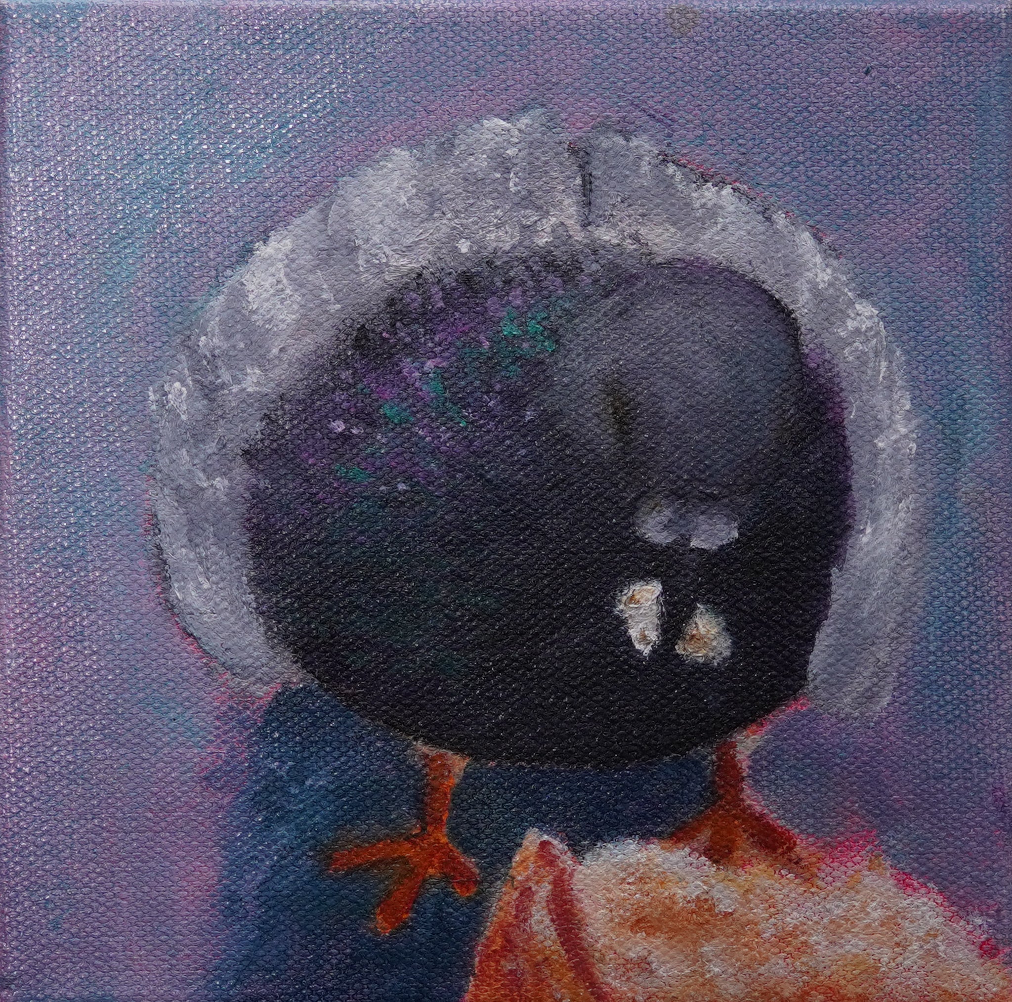 Bread Pigeon, 6x6 Inch Original